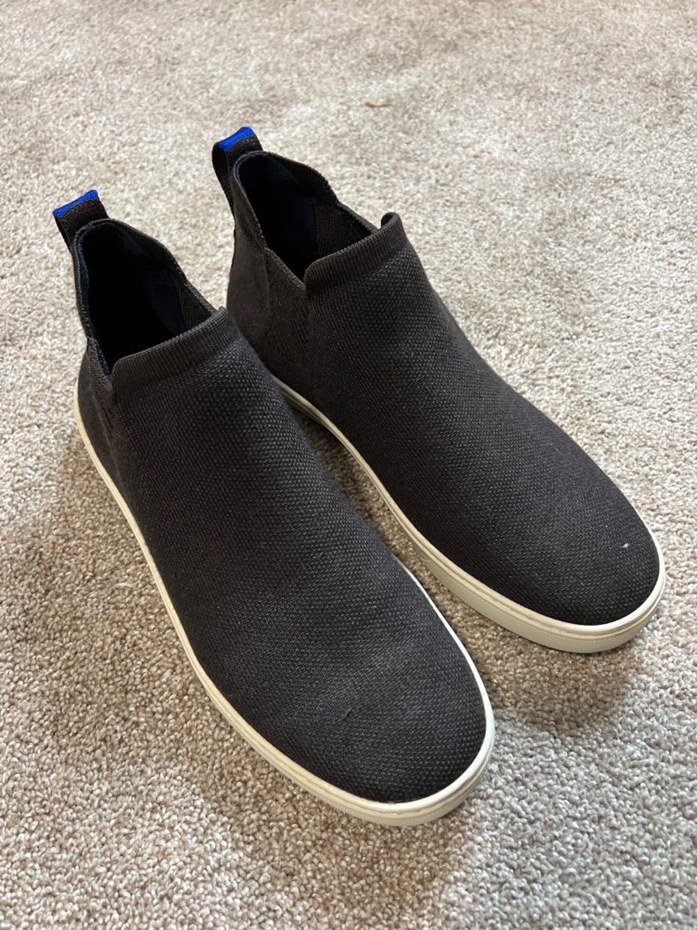 Rothy's Espresso Merino Chelsea Boot Size 9.5